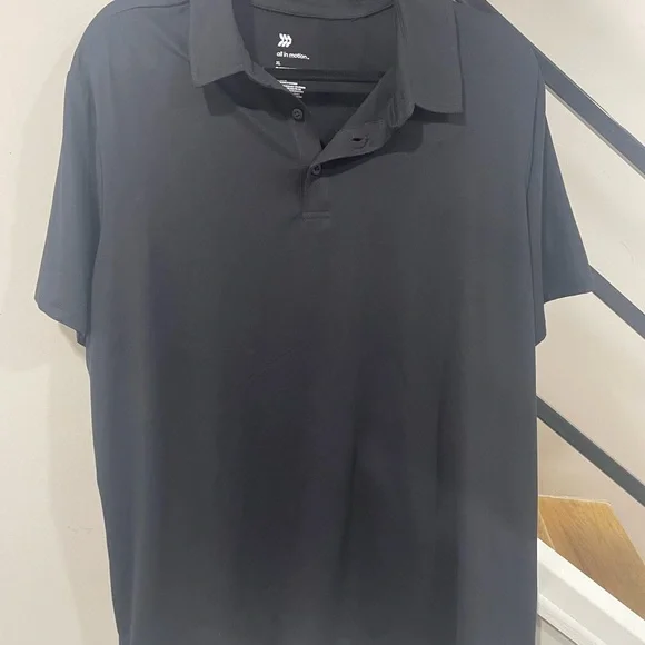 All in Motion black moisture wicking polo - Picture 2 of 2